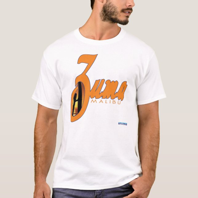 T-shirt Coucher du soleil de plage de Zuma (Devant)