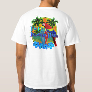 T-shirt Coucher du soleil de temps d'île