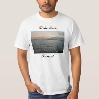 T-shirt Coucher du soleil du lac Érié