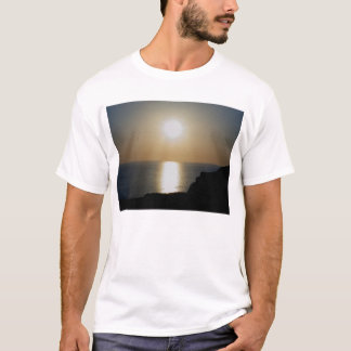 T-shirt Coucher du soleil du nord de cendre volcanique de