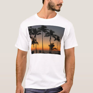 T-shirt Coucher du soleil hawaïen