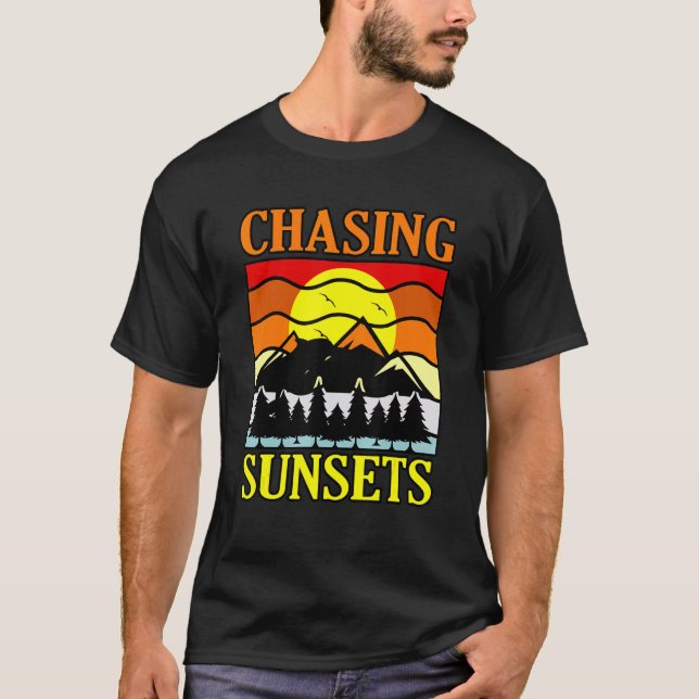 T-shirt Couchers de soleil (Devant)