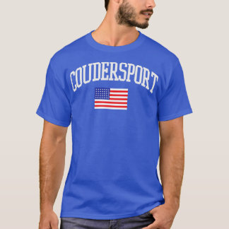 T-shirt Coudersport PA American Flag Bear Potter Comté