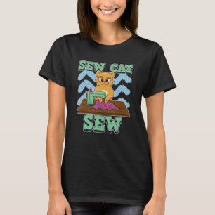 T-shirt Coudre Chat Coudre Miaou Kitty Couture de patchw