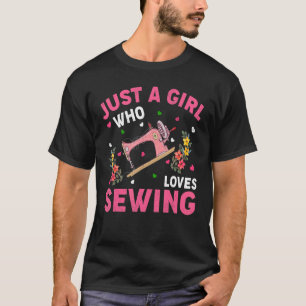 T-shirt Coudre Juste Une Fille Qui Aime Coudre