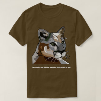 T-shirt Cougar ou Mountain Lion ou Puma