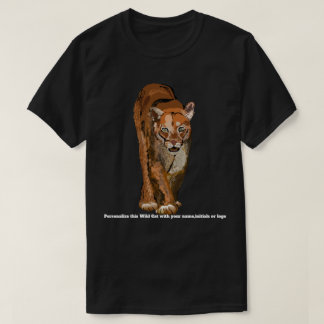 T-shirt Cougar ou Mountain Lion ou Puma