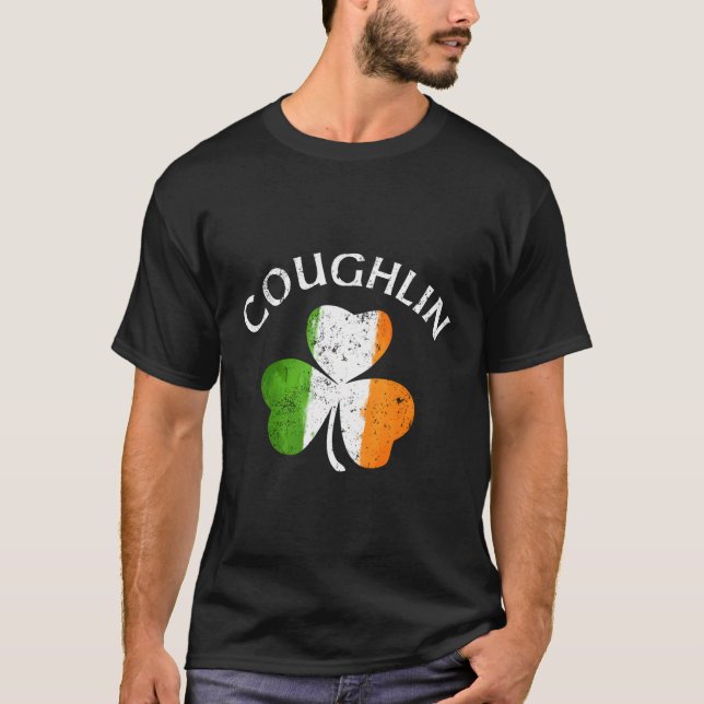 T-shirt Coughlin Irish Nom de famille (Devant)