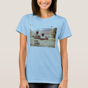 T-shirt couleur bleu clair pour Femmes