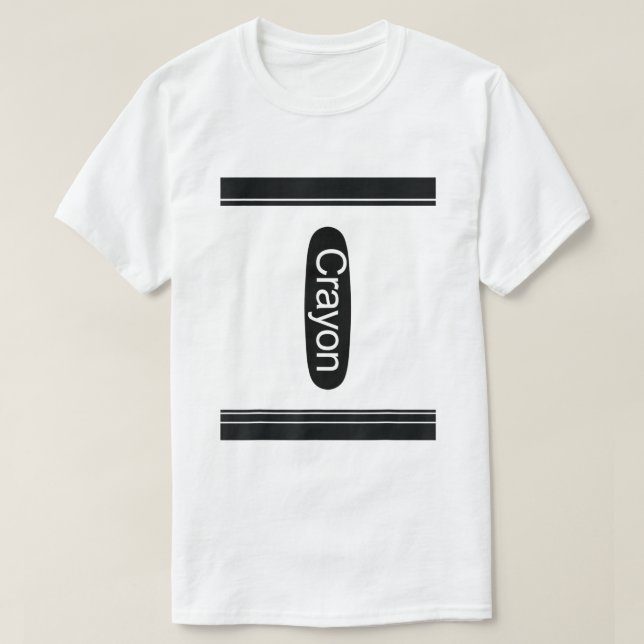 T-shirt Couleur Crayon Groupe Famille Halloween Costume Cr (Design devant)