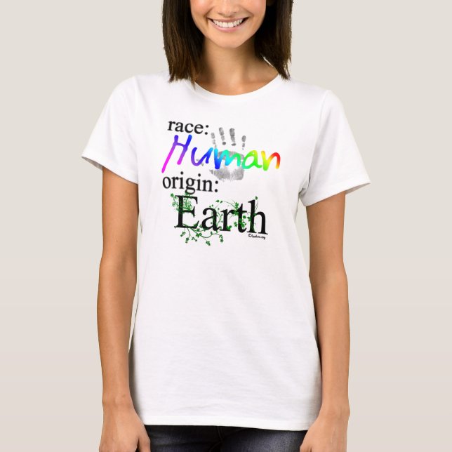 T-shirt Couleur d'appartenance ethnique (Devant)