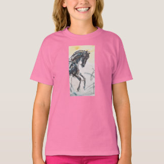 T-shirt couleur d'aquarelle