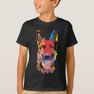 T-shirt Couleur de berger allemand