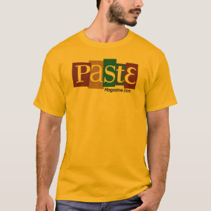 T-shirt Couleur d'URL de logo de bloc de pâte