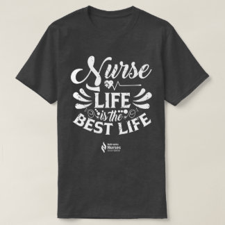 T-shirt couleur foncé de la vie infirmière