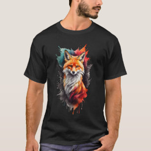 T-shirt couleur Fox face logo