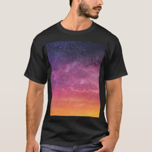 T-shirt Couleur magique : Enchantant Arrière - plan Sky.