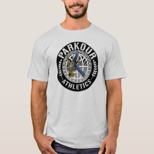 T-shirt Couleur mondiale d'athlétisme de Parkour