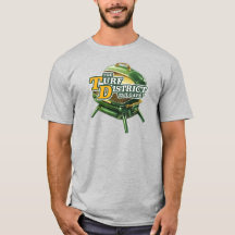 T-shirt couleur pleine couleur du logo du portail