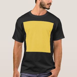 T-shirt Couleur solide jaune tropicale