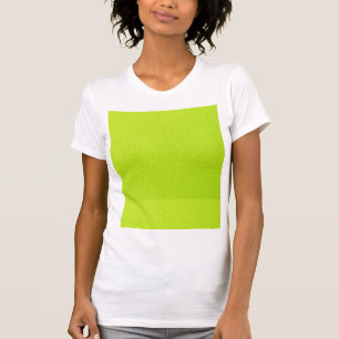 T-shirt Couleurs à la mode au néon lumineuses de vert de