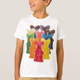 T-shirt couleurs arc-en-ciel bonbon amant guman ours