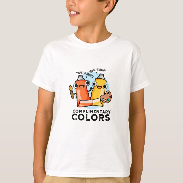T-shirt Couleurs Compliables Funny Paint Pun (Devant)