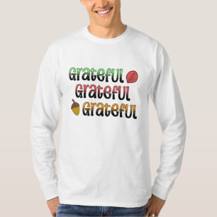 T-shirt Couleurs d'Automne   Reconnaissant  