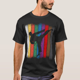 T-shirt Couleurs de ceinture karaté Silhouette