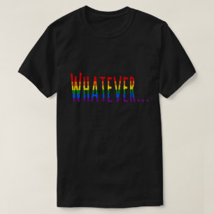 T-shirt Couleurs de drapeau de fierté de l'arc-en-ciel