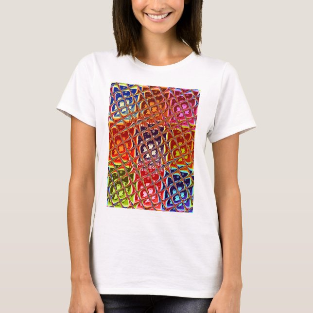 T-shirt couleurs de Noël Abstrait spécial (Devant)