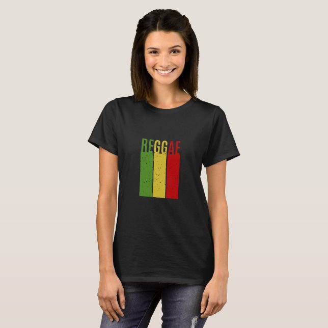 T-shirt Couleurs de reggae (Devant entier)