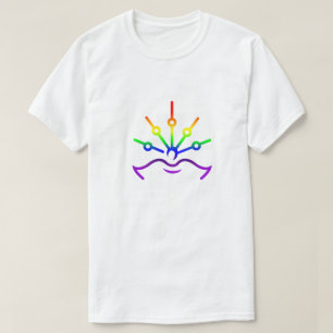 T-shirt Couleurs du drapeau arc-en-ciel gay pride GLBTQ De