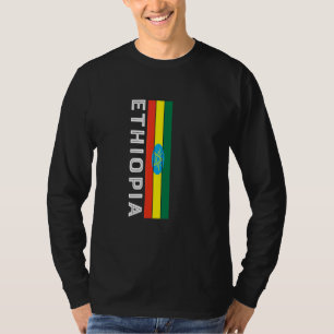 T-shirt Couleurs du drapeau éthiopien