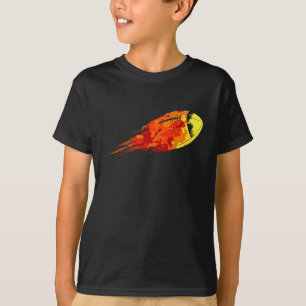 T-shirt Couleurs éclaboussantes de cadeaux de football amé