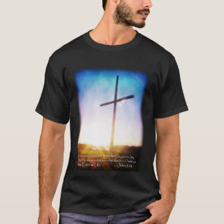 T-shirt Couleurs foncées de John de lever de soleil de
