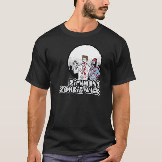 T-shirt couleurs foncées de pièce en t de base de