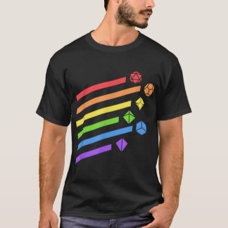 T-shirt Couleurs minimalistes de duvet polyédrique D20 Col