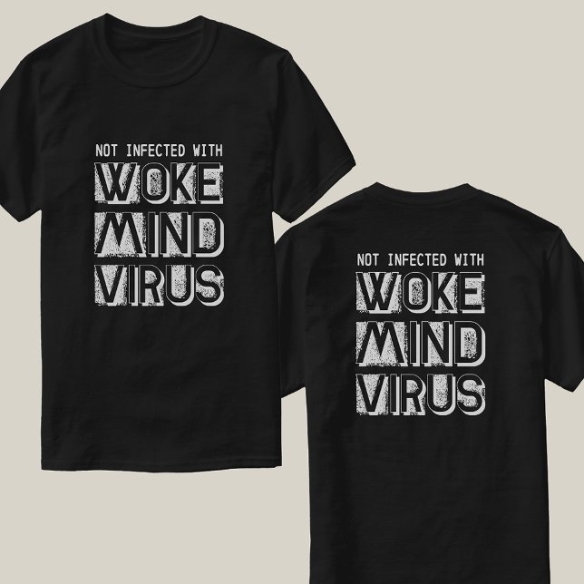 T-shirt Couleurs personnalisées non infectées par le virus (Créateur téléchargé)