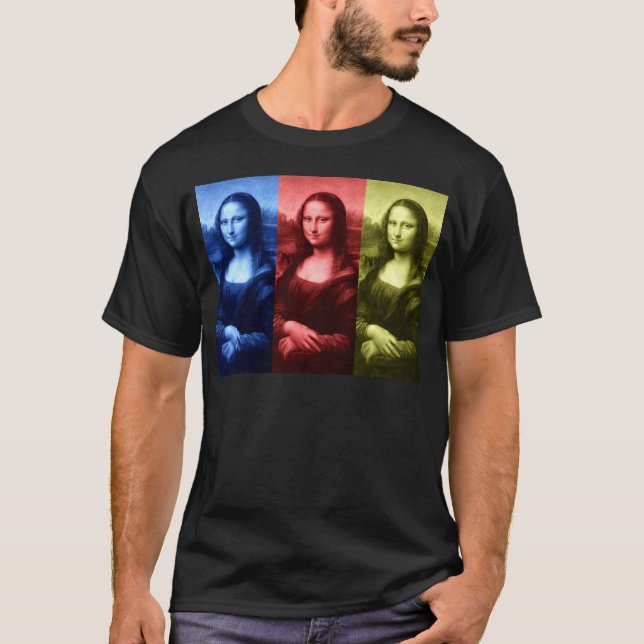 T-shirt Couleurs primaires de Mona Lisa (Devant)