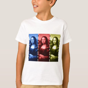 T-shirt Couleurs primaires Mona Lisa Poster de animal