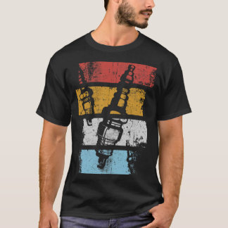 T-shirt Couleurs rétro de prise d'étincelles