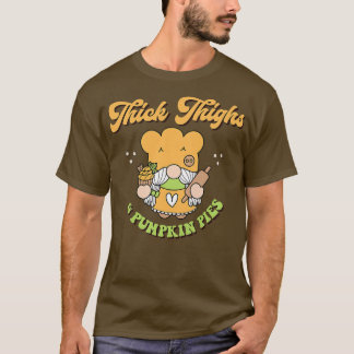 T-shirt Couleurs Vintages rétro Halloween épaisses cuisses