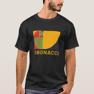 T-shirt Couleurs Vintages rétro Taux d'or Abstrait Fibonac