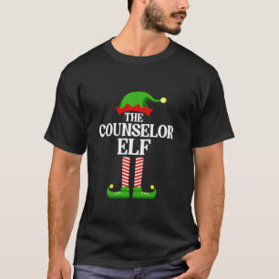 T-shirt Counselor Elf Family Matching Group Funny Christma