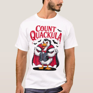 T-shirt Count Quackula Funny Halloween Vampire Canard