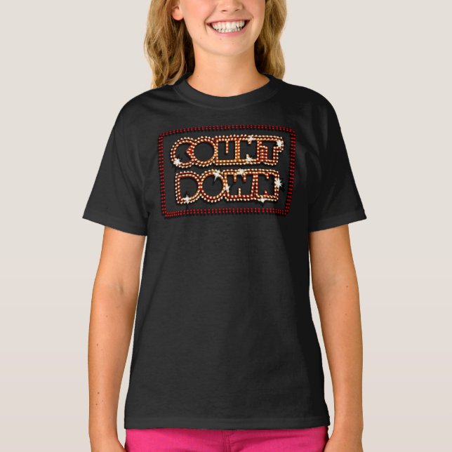 T-shirt Countdown Australia Music tv Molly Meldrum  70s 80 (Devant)