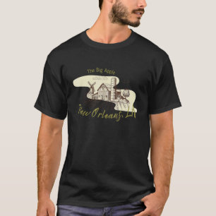 T-shirt Country Farm New Orleans Mauvaise géographie Stupi