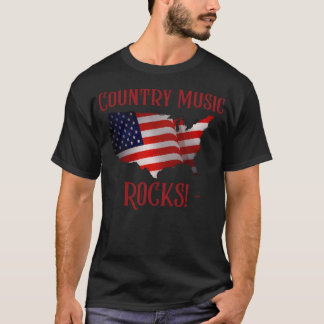 T-shirt Country Music Rocks Country Music Amour