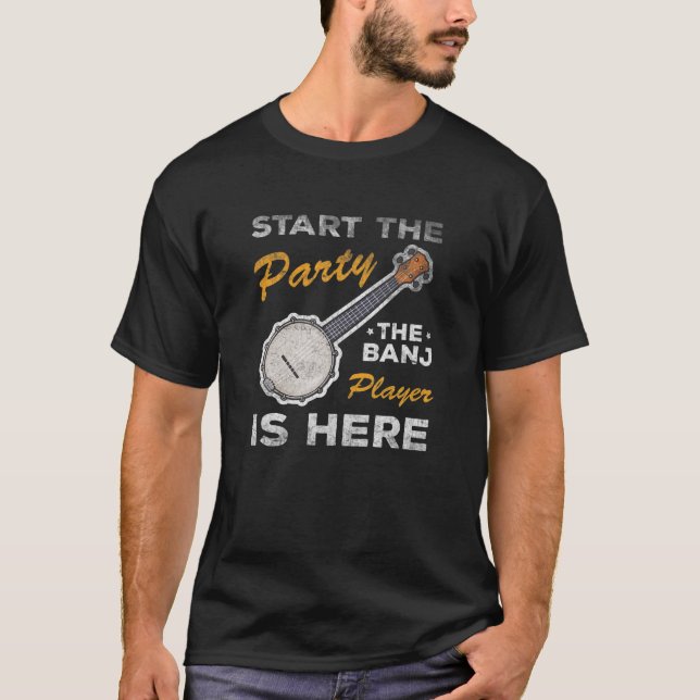 T-shirt Country Musicien Banjo Joueur Funny Bluegrass Part (Devant)